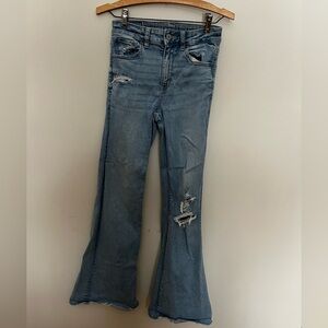 American Eagle Outfitters Light Blue Flare Jeans